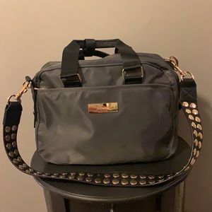 Steve Madden Nylon Grey Shoulder Bag